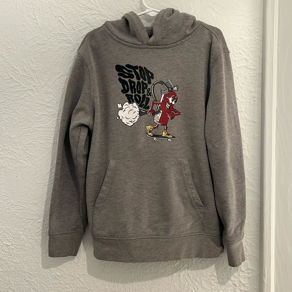 Fire drill! Vans “Stop drop and roll” sweatshirt kids 6 05